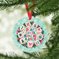 Bring Me a Joker Mahjong Ornament, Teal Christmas Mahj