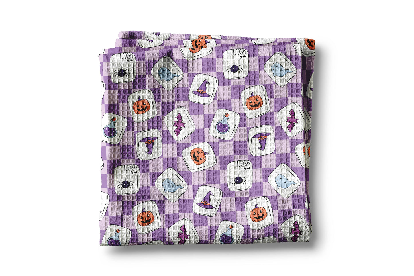 Mahjong Halloween Mahj Kitchen Towel Tile Decor Hostess Gift