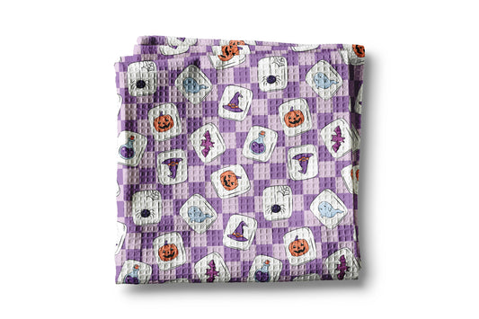 Mahjong Halloween Mahj Kitchen Towel Tile Decor Hostess Gift