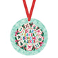 Bring Me a Joker Mahjong Ornament, Teal Christmas Mahj