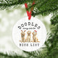 Doodle Christmas Dog Nice List Ornament Preppy Ornament