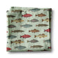 Fathers Day Fish River Fisherman Cabin Kayak Kitchen Towel