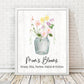 Birth Month Flower Print  | Mother's Day Gift