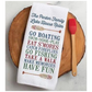 Personalized Lake House Rules Towel