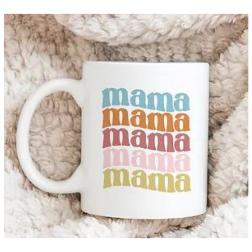 Retro Curve Mama Mug | Mother's Day Gift
