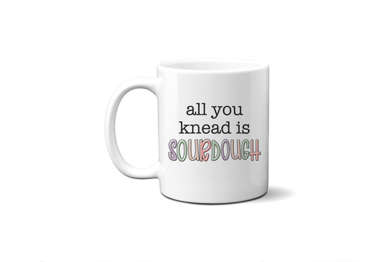 Sourdough Mug - Personalized Ceramic Coffee Cup for Bread Lovers | Dishwasher Safe