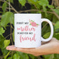 Mom's Morning Bliss: Stylish ceramic coffee mug, a perfect Mother's Day treat.