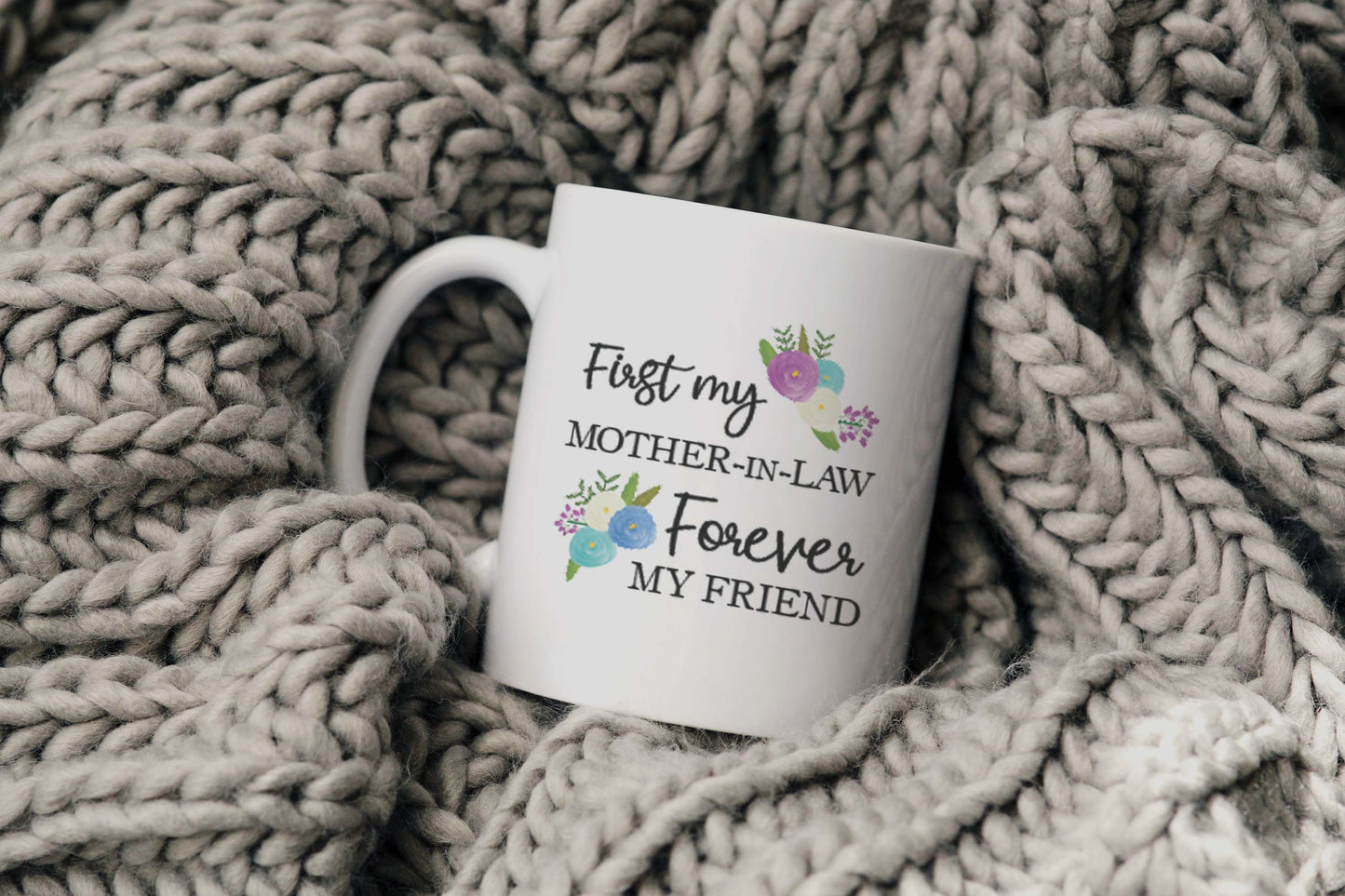 Personalized First My Mother-In-Law Forever My Friend Mug