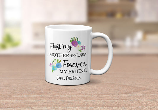 Celebrate Mom-in-law: Ceramic coffee mug, a perfect Mother's Day gift for her daily dose of joy.