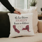 Personalized Long Distance Family Pillow