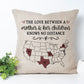 Mother & Her Children Love Knows No Distance Pillow