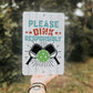 Please Dink Responsibly Metal Sign - 8"x12"