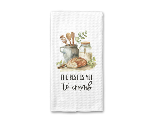 Personalized Kitchen Towel – Soft Absorbent Waffle Weave Hand Towel for Sourdough Bread