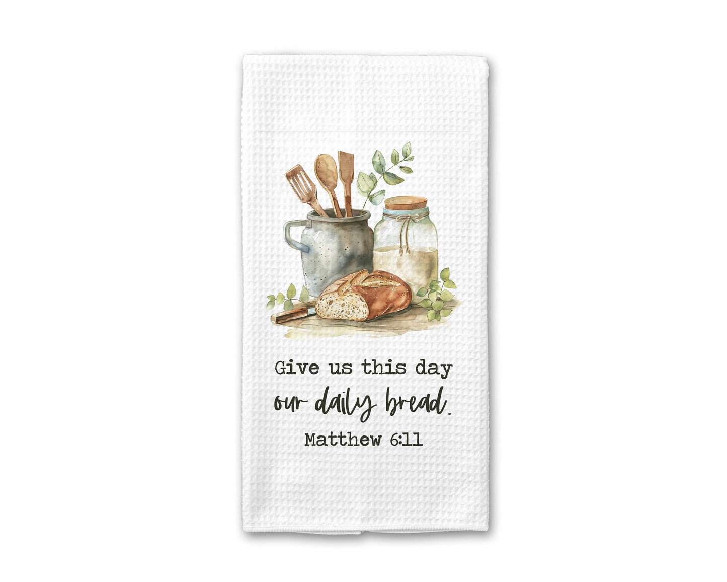 Daily Bread Prayer Sourdough Towel