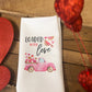 Loaded with Love Valentine Truck Towel