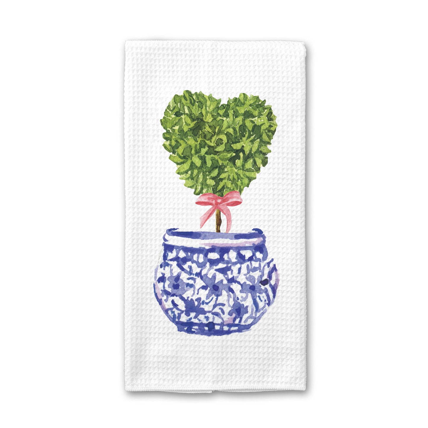 Chinoiserie Heart Tree Valentine Towel