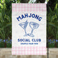 Mahjong Flag Social Club Mahj Garden White Outdoor Decor