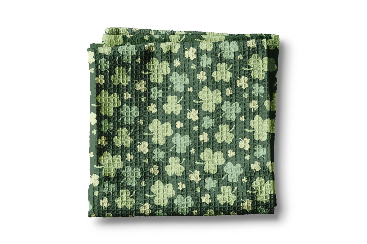 St. Patrick’s Day Kitchen Towel – Waffle Weave, Lint-Free, Super Absorbent, Irish Holiday Decor
