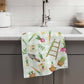 Garden Plaid Vegetable Planting Kitchen Towel Waffle Plant
