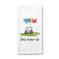 Time to Par-tee Golf Towel | Funny Golfing Kitchen Towel | Golf Player Gift | Golf Bag Accessory | Golfing Gear for the Country Club