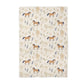 Horse Pony Equestrian Tack Kitchen Towel Waffle Gifts Farm