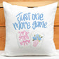 Mahjong Throw Pillow, Just One More Game Floral Mahj