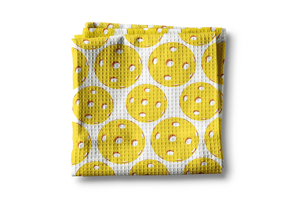 Pickleball Kitchen Towel Waffle Gift Pickler Pro Shop Paddle