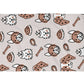 Dog Breeds Puppy Retro Bone Decor Kitchen Towel Pet Groomer