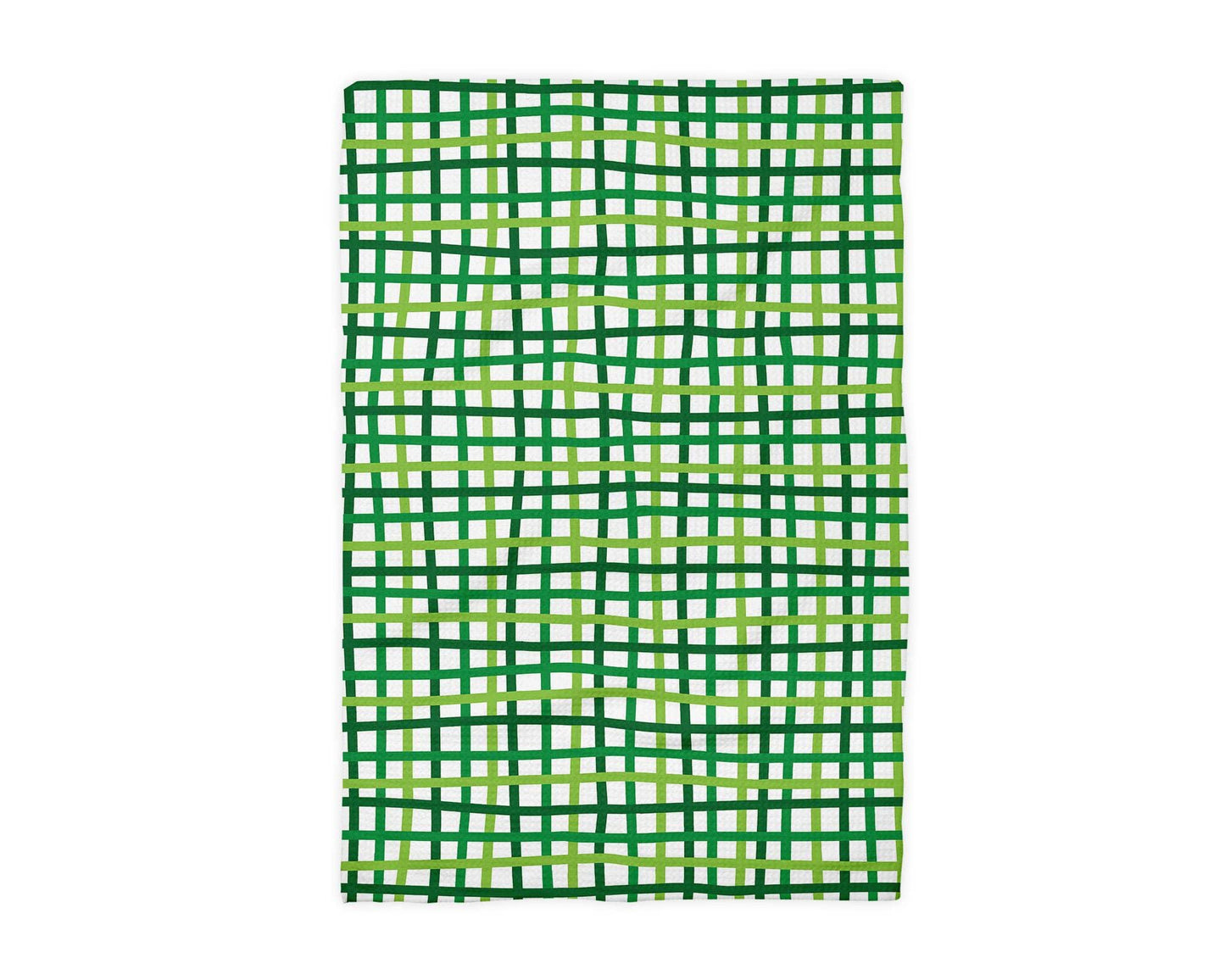 Shamrock Kitchen Towel - Irish Lucky Waffle Weave Towel | St Patrick's Decor