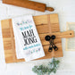 Mahjong Waffle Towel – Absorbent Waffle Weave Kitchen Dish Towel for Game Night