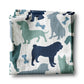 Dog Puppy Dog Mom Lady White Kitchen Towel Waffle Weave Hostess Pet Lover Modern Funky Friend
