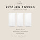 Valentine Kitchen Towel XOXO Galentine Valentine's Day Gift Red Pink February Heart Decor Dish Kitchen