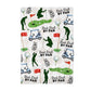Fathers Day Golf Kitchen Towel Gift Best Dad Sport Golfer