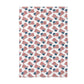 4th July Patriotic Red White Blue Flag Kitchen Towel Waffle
