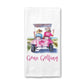 Gone Golfing Golf Cart Towel | Funny Golf Kitchen Towel | Golf Player Gift | Golf Bag Accessory | Country Club Decor | Retirement Gift