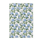 Hydrangea Flower Chinoiserie Kitchen Towel Preppy Spring