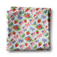 4th July Strawberry Red White Blue Flag Kitchen Towel Waffle
