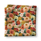 Vintage Dahlia Mum Floral Bouquet Kitchen Towel Waffle