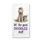 Doodle Dog Mardi Gras Kitchen Towel Louisiana New Orleans