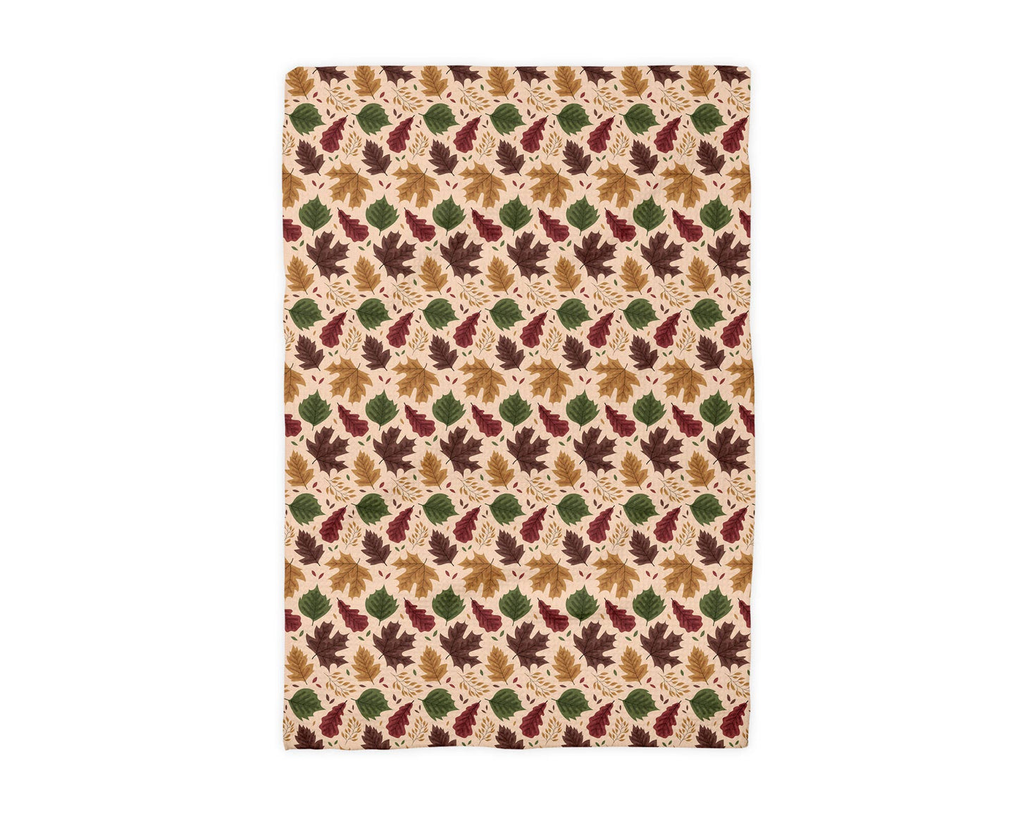 Fall Autumn Leaves Foliage Picking Farm Kitchen Towel Waffle