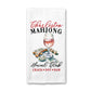 Customizable Mahjong Dish Towel | Personalized Mahjong-themed Towel | Mahjong-themed Gift for Kitchen | Mahjong Party Gift | Hostess Gift