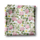 Lemon Pink Hydrangea Kitchen Towel Waffle Weave Floral Citrus Summer Southern Preppy Hostess