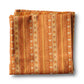 Fall Floral Stripe Blue Pumpkin Coastal Kitchen Towel Waffle