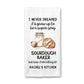 Custom Sourdough Baker Towel | Bread Baking Kitchen Towel | Waffle Weave Tea Towel | Housewarming Gift | Gift for Baker
