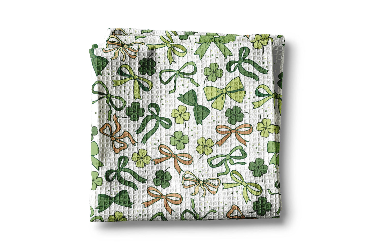 Shamrock Irish Kitchen Towel St Patrick's Day Decor Lucky