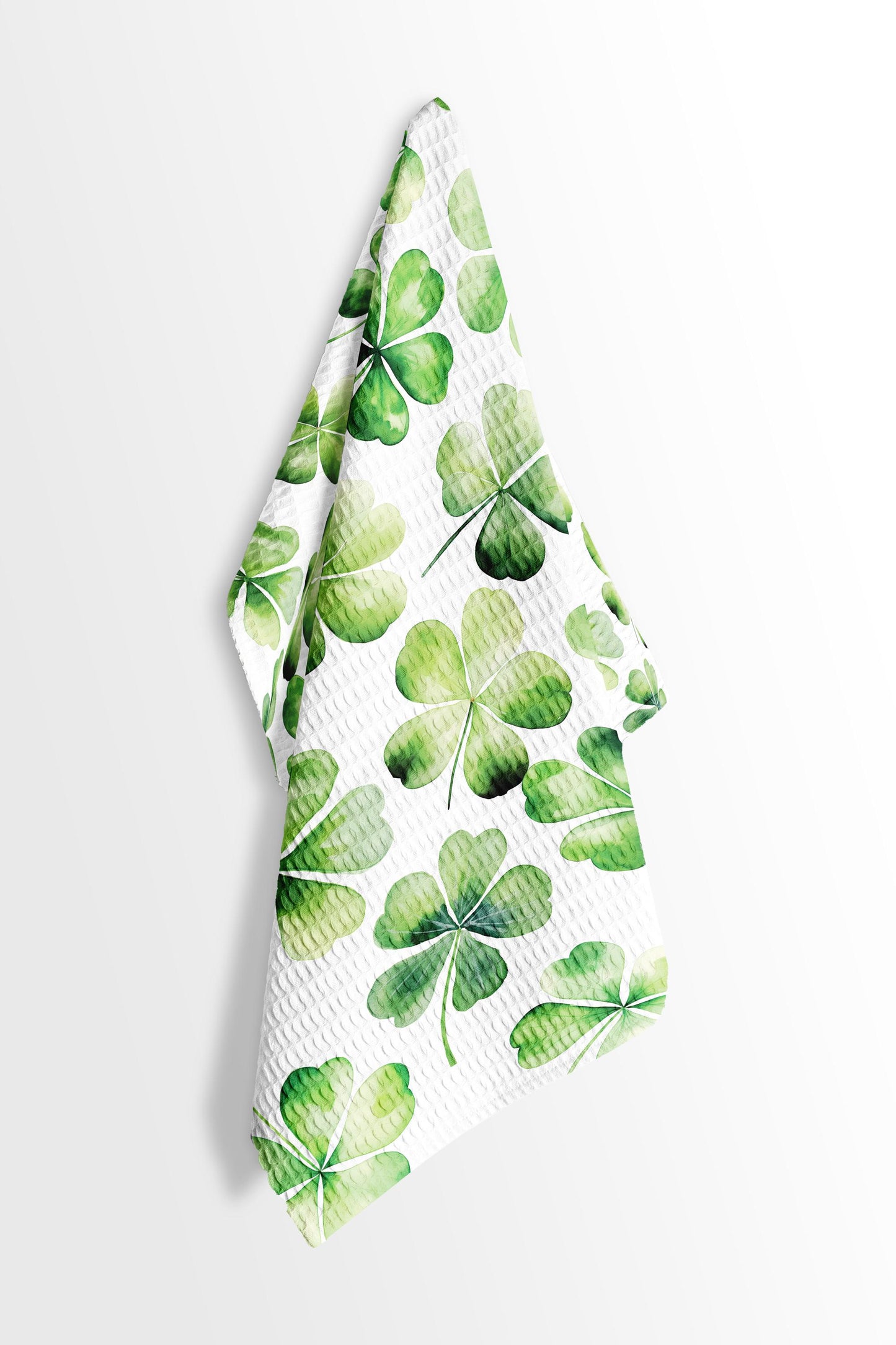 St. Patrick’s Day Kitchen Towel – Waffle Weave, Lint-Free, Super Absorbent, Irish Holiday Decor