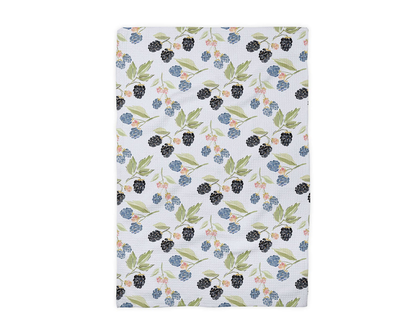 Berry Picking Blackberry Spring Summer Fruit Kitchen Towel