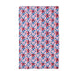 4th July Patriotic Red White Blue Flag Kitchen Towel Waffle