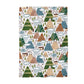 Mountain Kitchen Towel Camping Lake Bear Wilderness Rustic