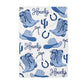 Preppy Cowgirl Western Cowboy Cactus Kitchen Towel Waffle
